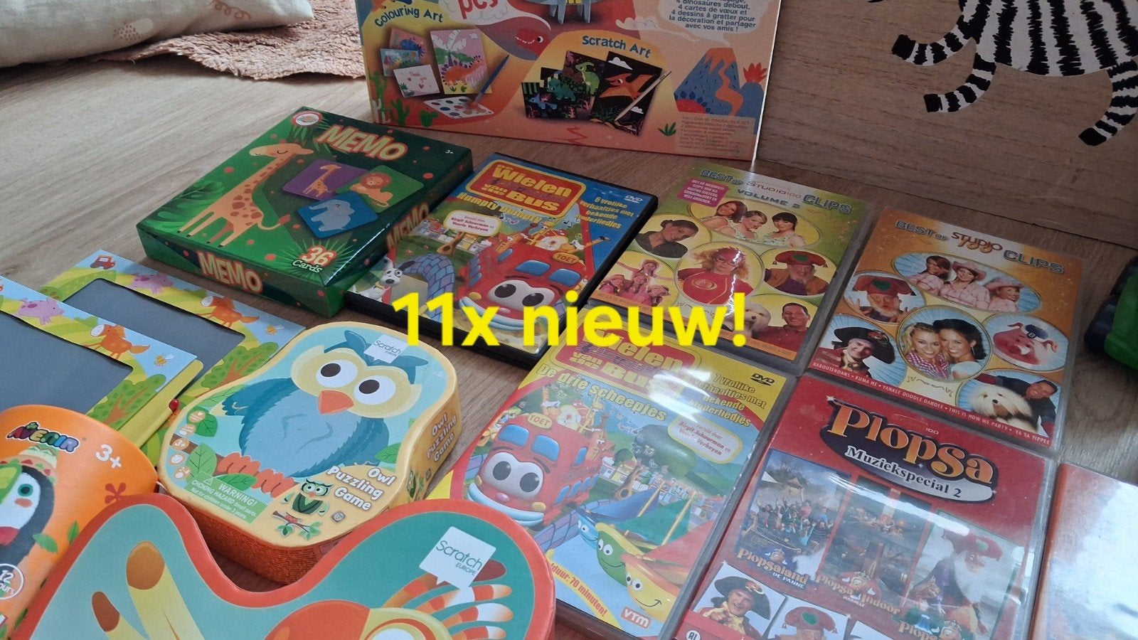 Kist vol ( 11x nieuw) Speelgoed peuter kleuter, Ophalen of Verzenden, Nieuw