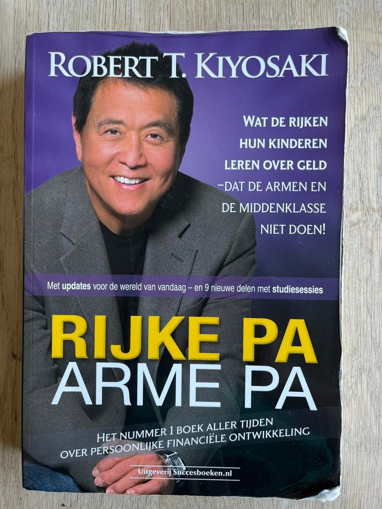 Rijke Pa Arme Pa - Robert T. Kiyosaki (Financiële Ontwikkeli, Ophalen of Verzenden, Gelezen, Overige