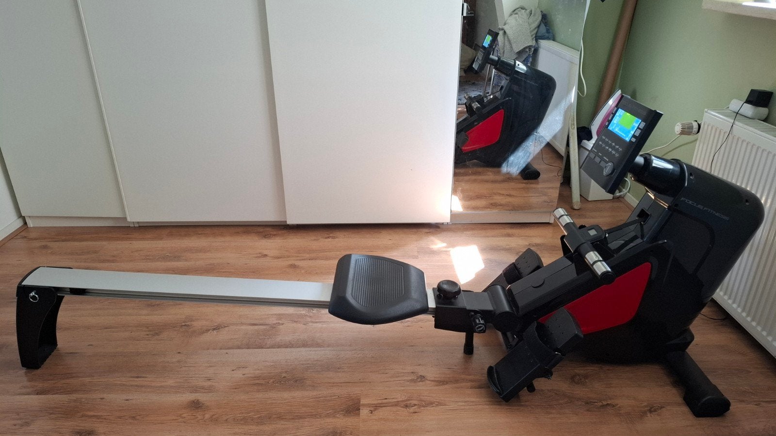 Focus Fitness Row 3 Roeitrainer, magnetisch en inklapbaar!, Ophalen, Zo goed als nieuw, Rug, Metaal