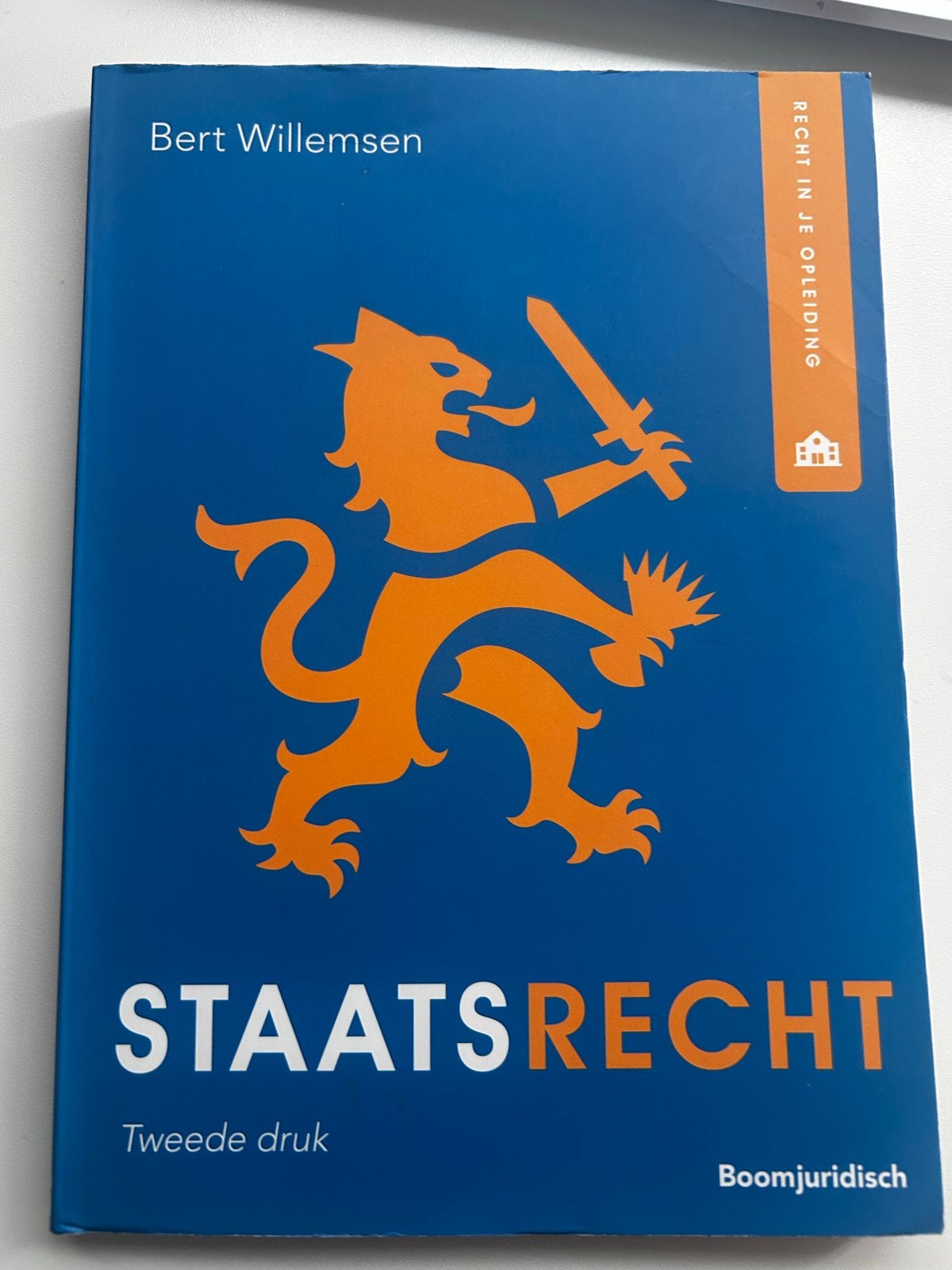 Staatsrecht - Tweede druk - Bert Willemsen, Ophalen of Verzenden, Gamma, Zo goed als nieuw, HBO