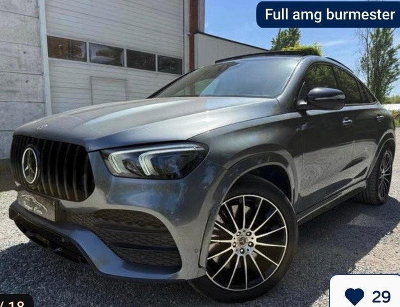Mercedes GLE350e Coupé 4MTC AMG PACK PHEV Hybride Pano Full, Auto's, 4 cilinders, Leder, GLE Coupé, Vierwielaandrijving