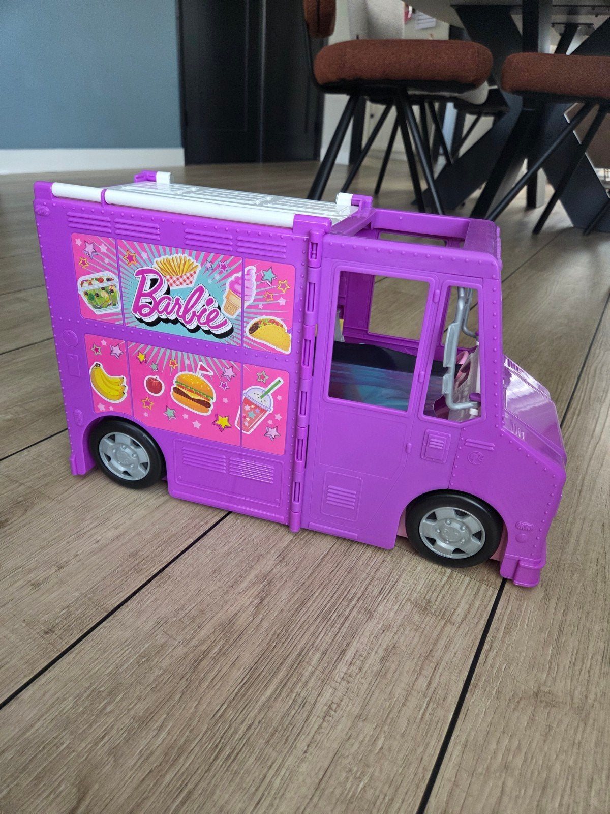 Barbie Foodtruck Speelset - Compleet en Zo Goed als Nieuw, Ophalen of Verzenden, Zo goed als nieuw