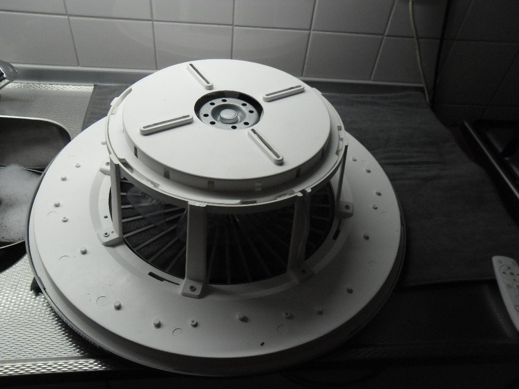 plafondventilator, Witgoed en Apparatuur, Ventilatoren, Ophalen of Verzenden, Gebruikt, Plafondventilator