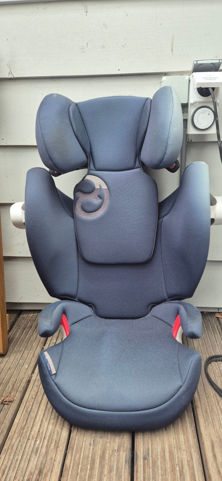Cybex solution M fix SL with Isofix, blue, 15 t/m 36 kg, Zo goed als nieuw, Isofix, Ophalen