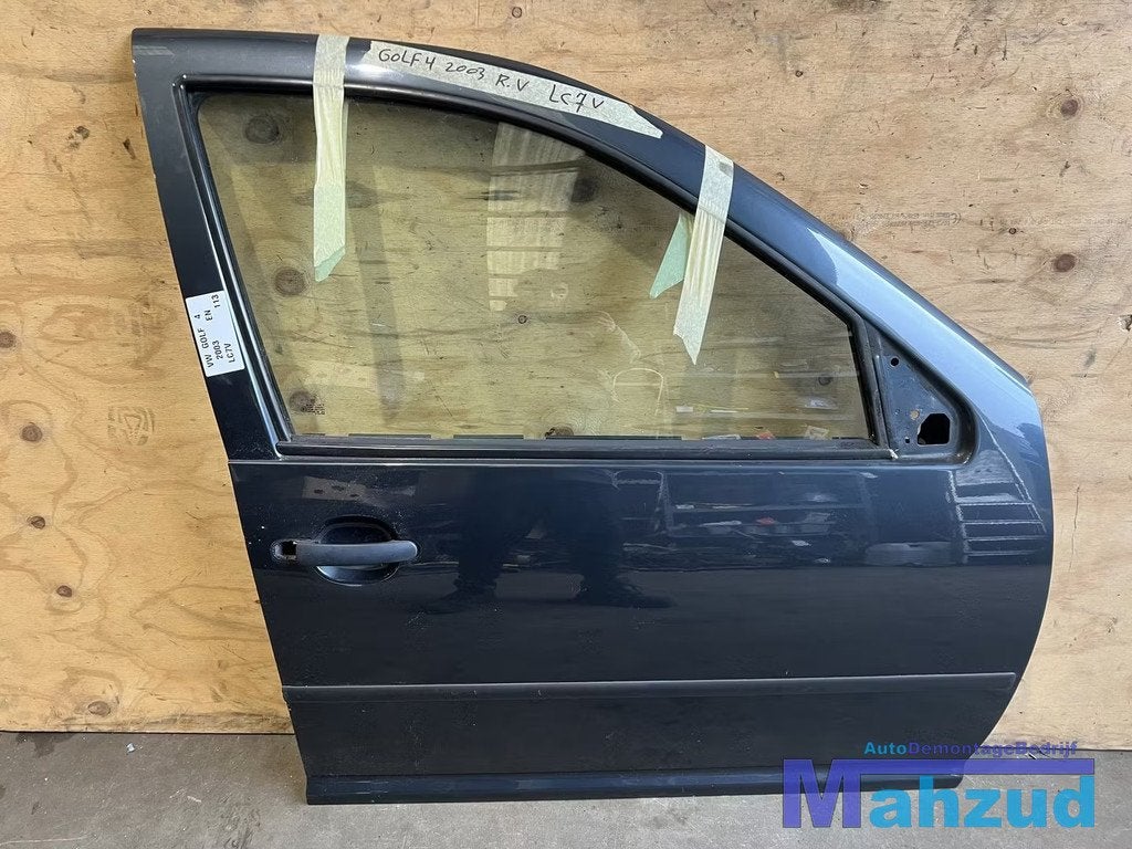 VW Golf 4 Grijs LC7V rechts voor deur 1998-2003, Auto-onderdelen, Gebruikt, Volkswagen AG, Volkswagen, Deur