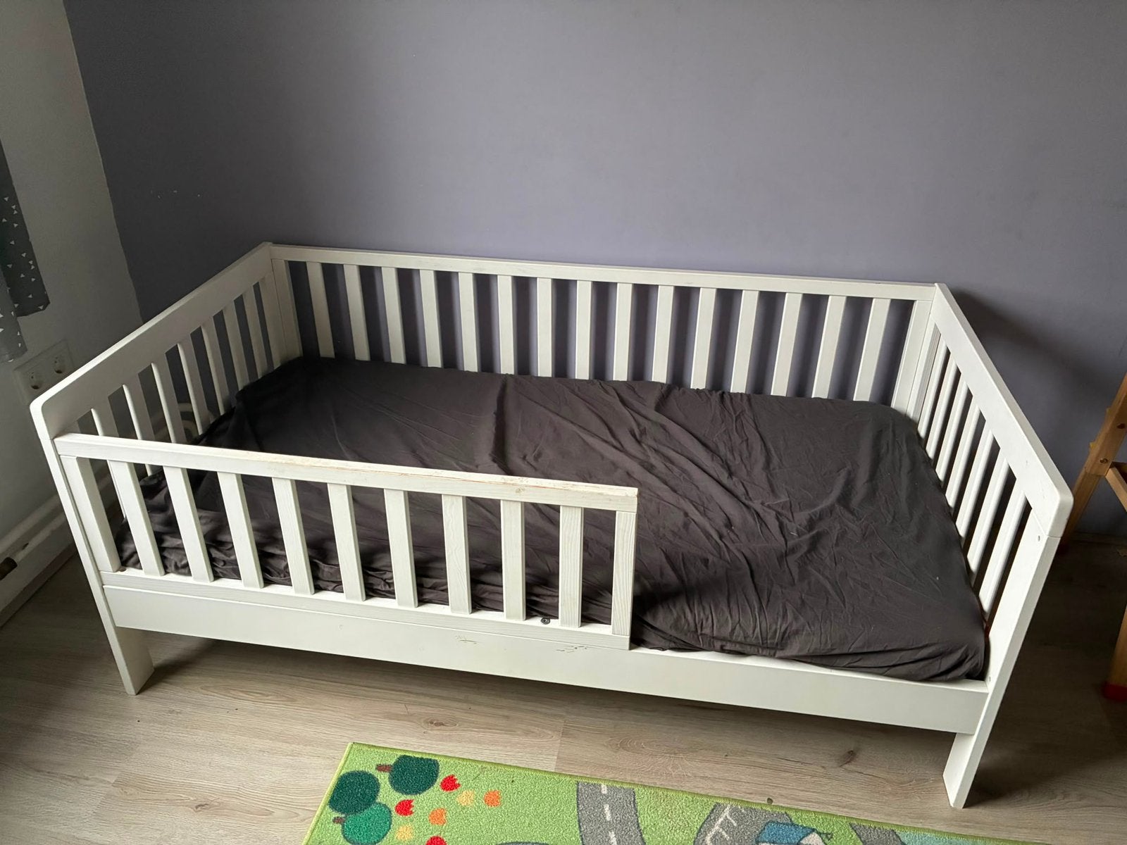 Houten peuterbed kinderbed 140x70, Ophalen, 70 tot 85 cm, 140 tot 160 cm, Zo goed als nieuw