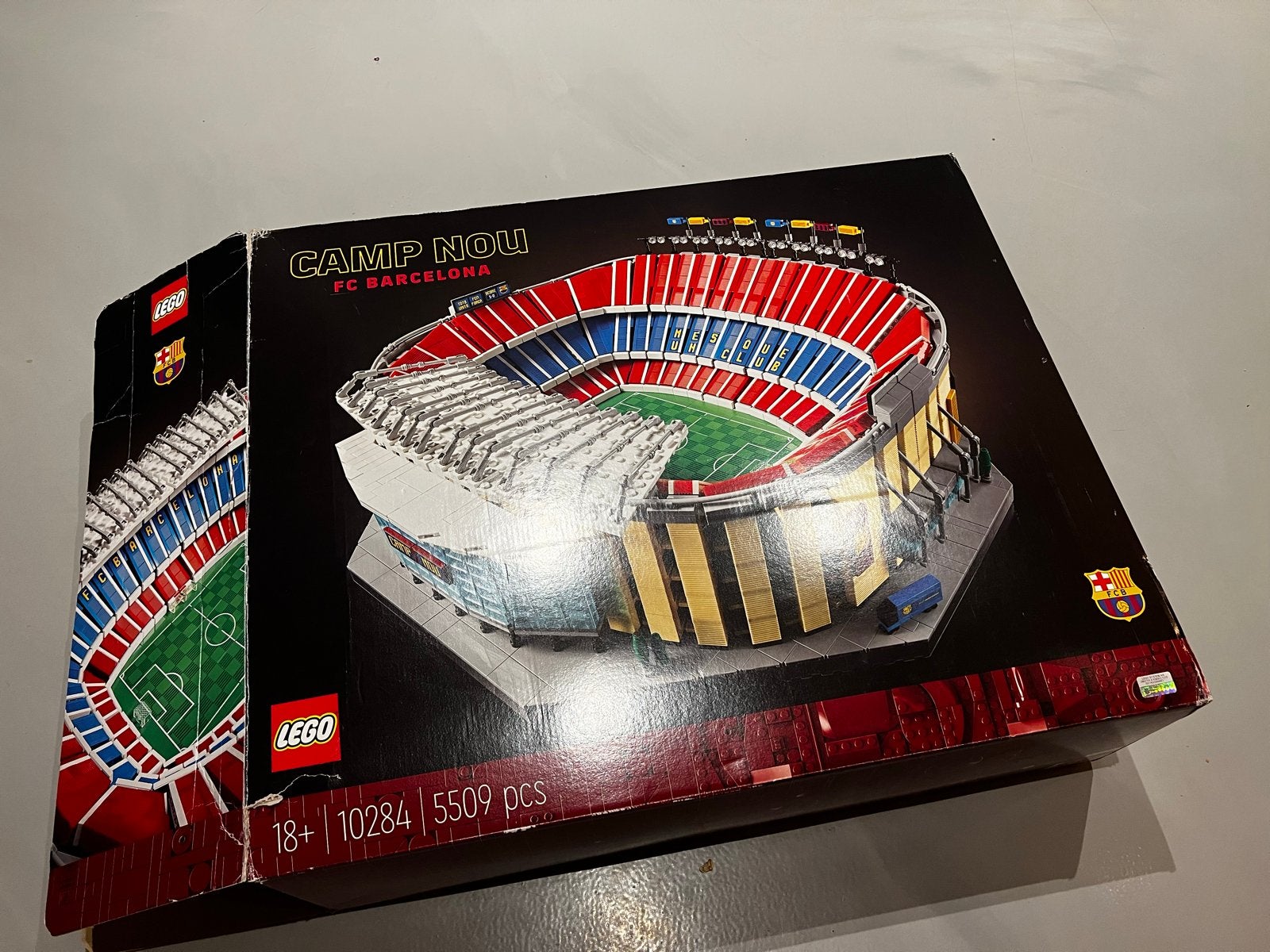 Lego 10284 Camp Nou & uitbreidingsset 40485, Ophalen of Verzenden, Zo goed als nieuw