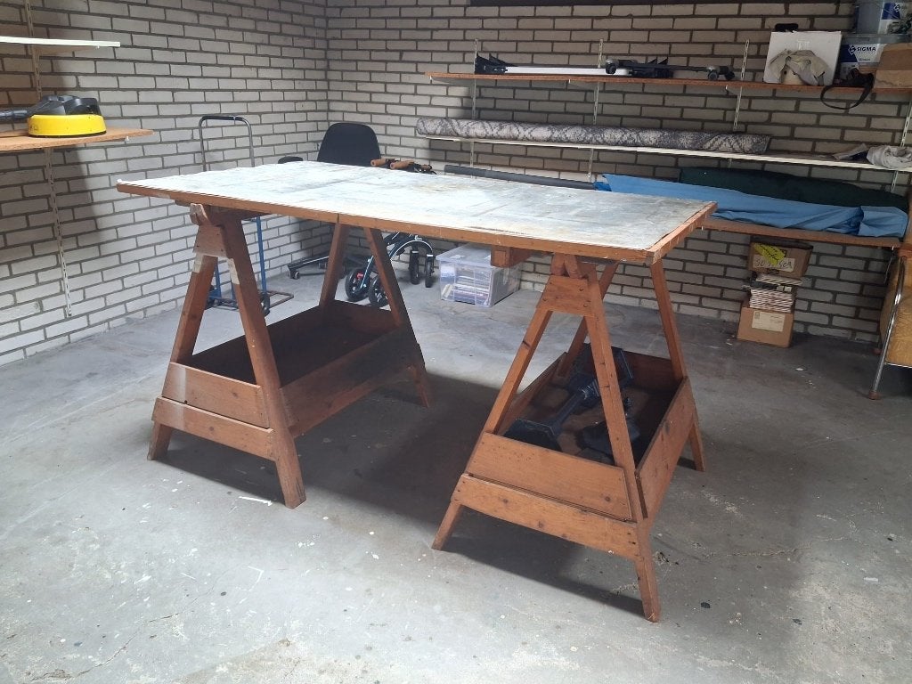 Werktafel, Ophalen, Gebruikt, 70 tot 120 cm