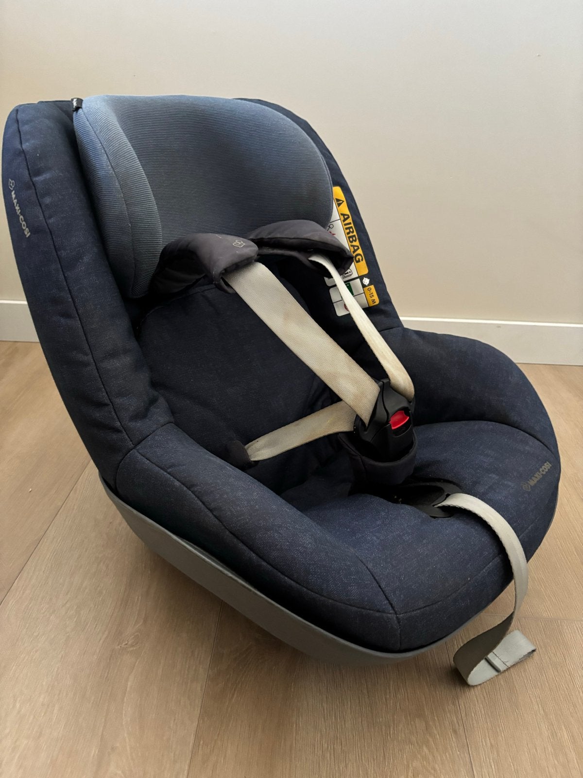 Maxi-Cosi 2wayPearl i-Size Autostoel - Nomad Blue, Kinderen en Baby's, Autostoeltjes, Ophalen, Gebruikt, 0 t/m 18 kg, Verstelbare rugleuning