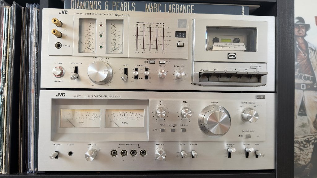 JVC JA-S77 en JVC KD-65, Ophalen, Gebruikt, Losse componenten, Cassettedeck