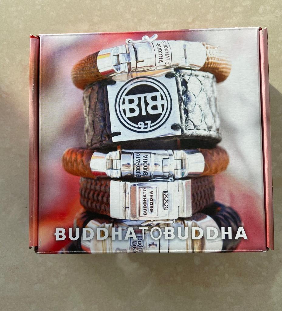 Budha to Budha Armband, Verzenden, Zo goed als nieuw, Zwart, Zilver