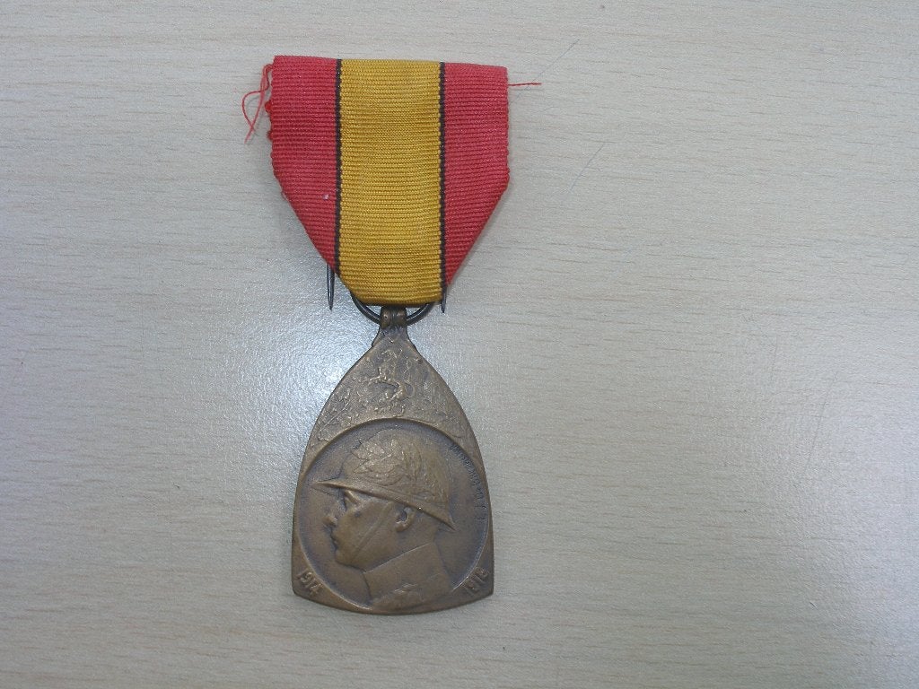 Belgische oorlogsherinneringsmedaille 1914 - 1918, Verzamelen, Militaria | Algemeen, Ophalen of Verzenden, Landmacht, Nederland