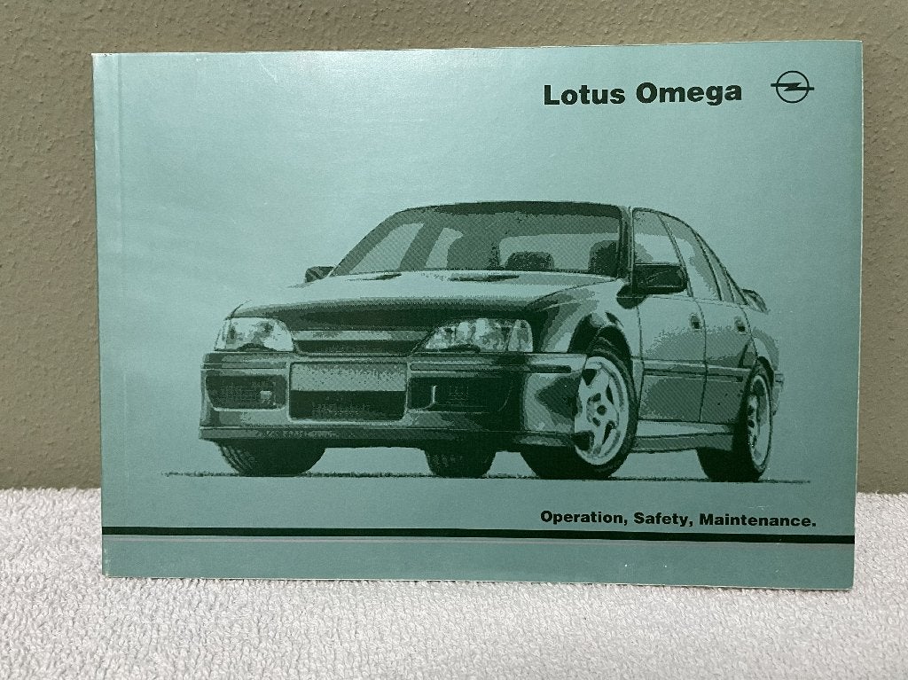Lotus Omega Instructieboek - Nieuw en Ongebruikt, Ophalen of Verzenden