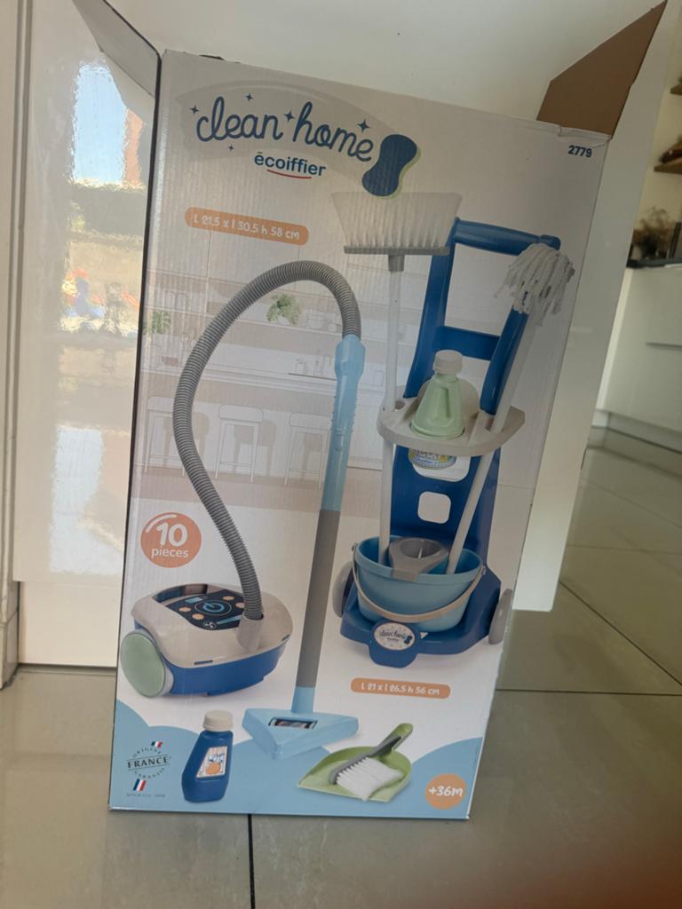 Écoiffier Clean Home Speelgoed Schoonmaakset 10 Stuks, Ophalen, Nieuw, Jongen of Meisje
