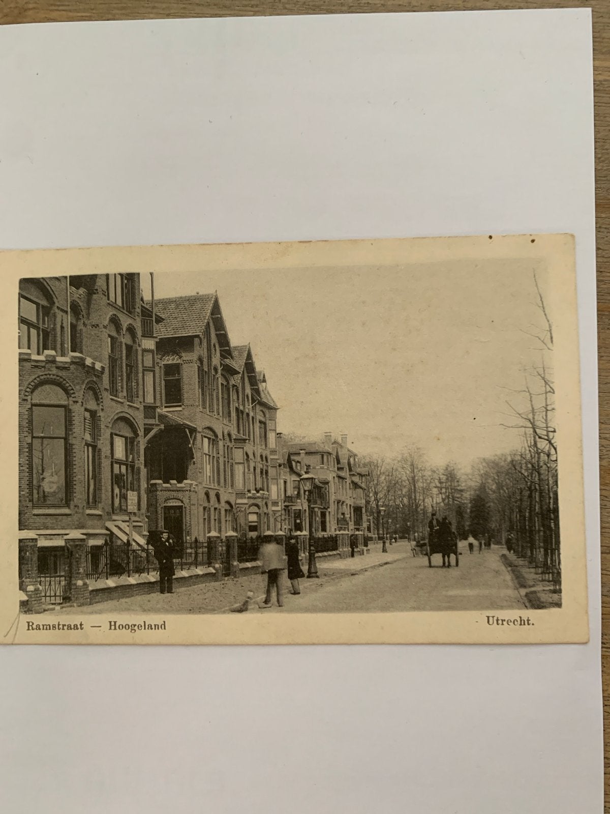 Oude Ansichtkaart Utrecht Ramstraat - Hoogeland, Ophalen of Verzenden, Voor 1920, Gelopen, Utrecht