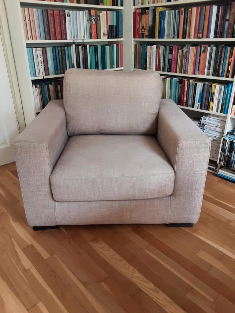 Luxe fauteuil, Ophalen, Eenpersoons, 75 tot 100 cm, Zo goed als nieuw