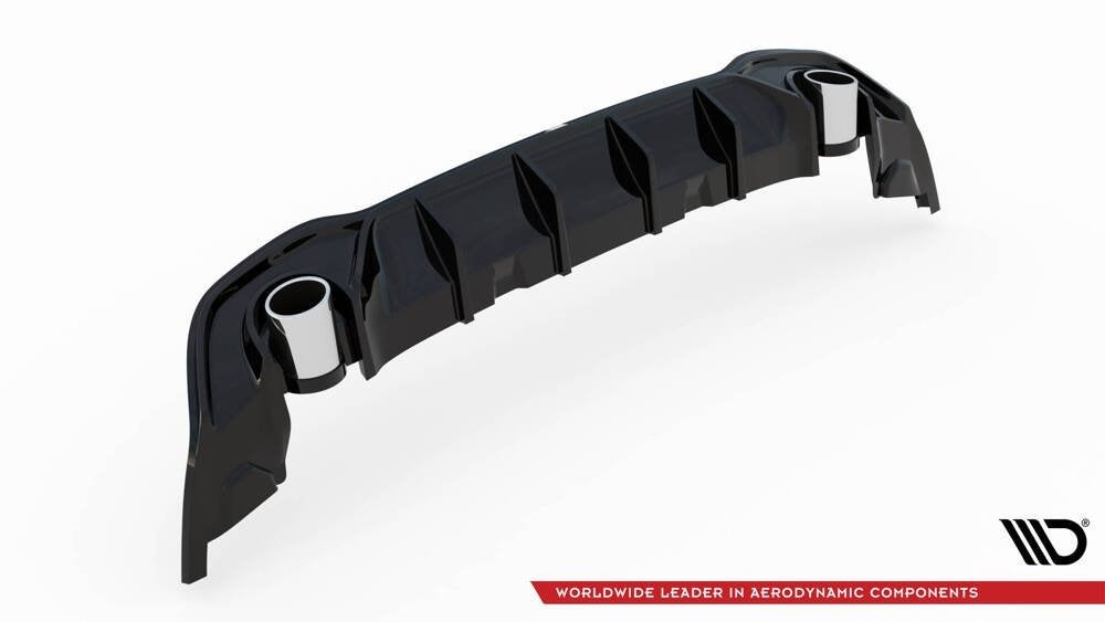 Diffuser + imitatie eindtips - Volkswagen Golf 8 GTE 19-24, Auto diversen, Tuning en Styling, Ophalen of Verzenden