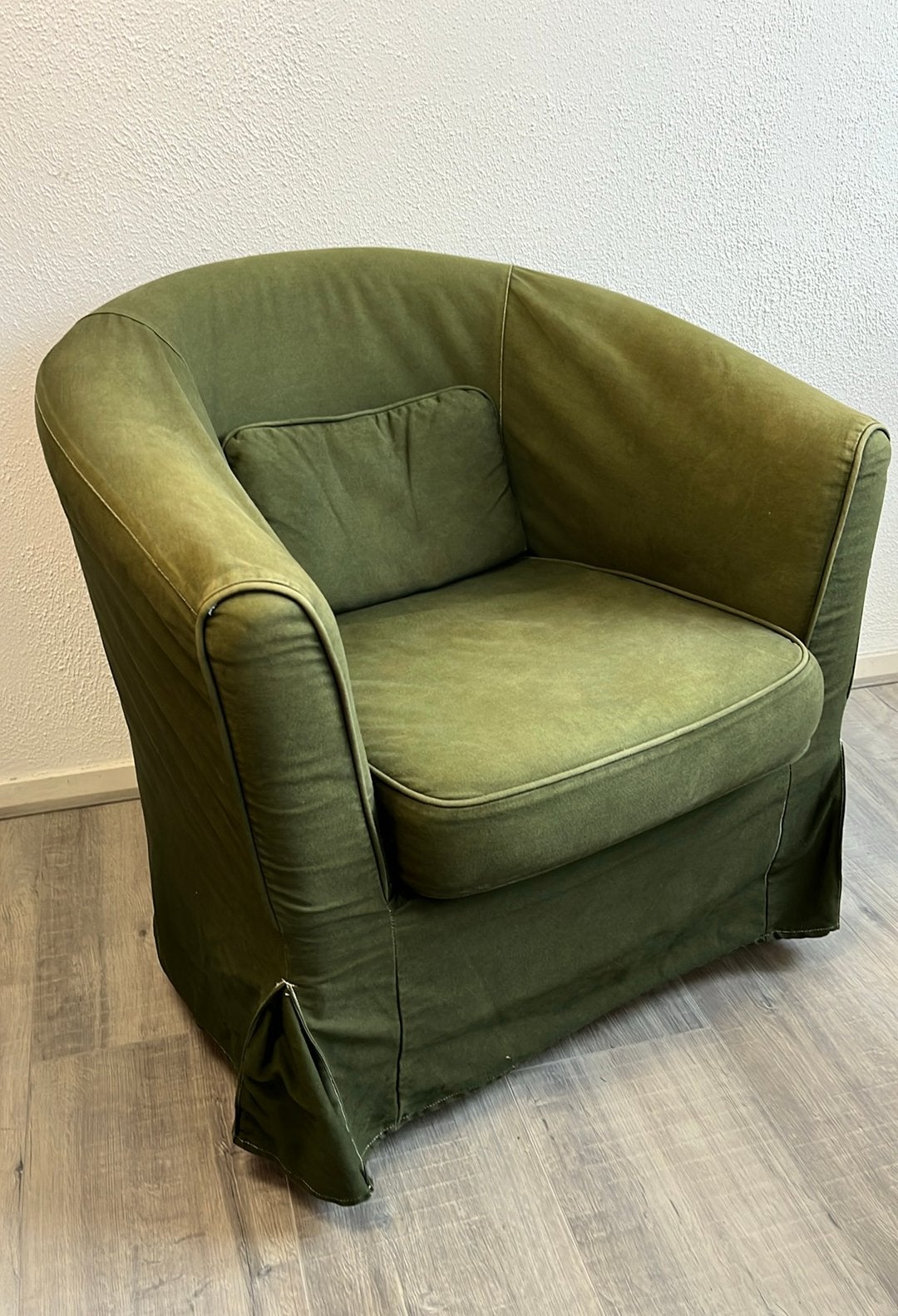 Tullsta IKEA fauteuil/stoel groen, Ophalen, Gebruikt, 75 tot 100 cm, Stof