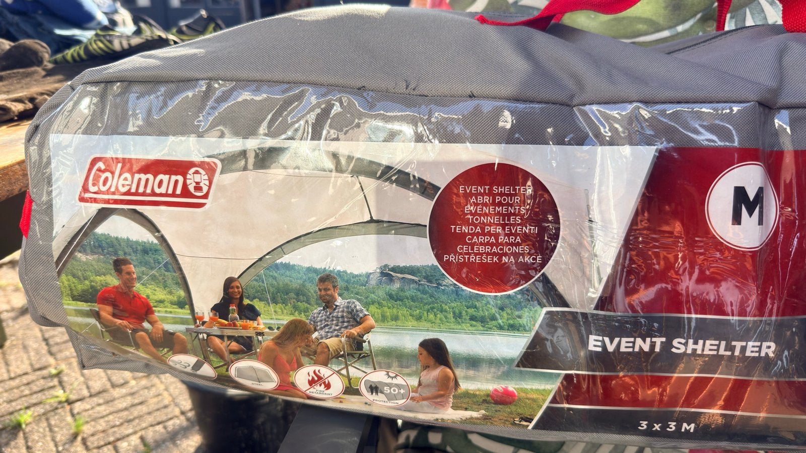 Coleman Event Shelter M 3x3m - Zo goed als nieuw, Caravans en Kamperen, Ophalen, Zo goed als nieuw