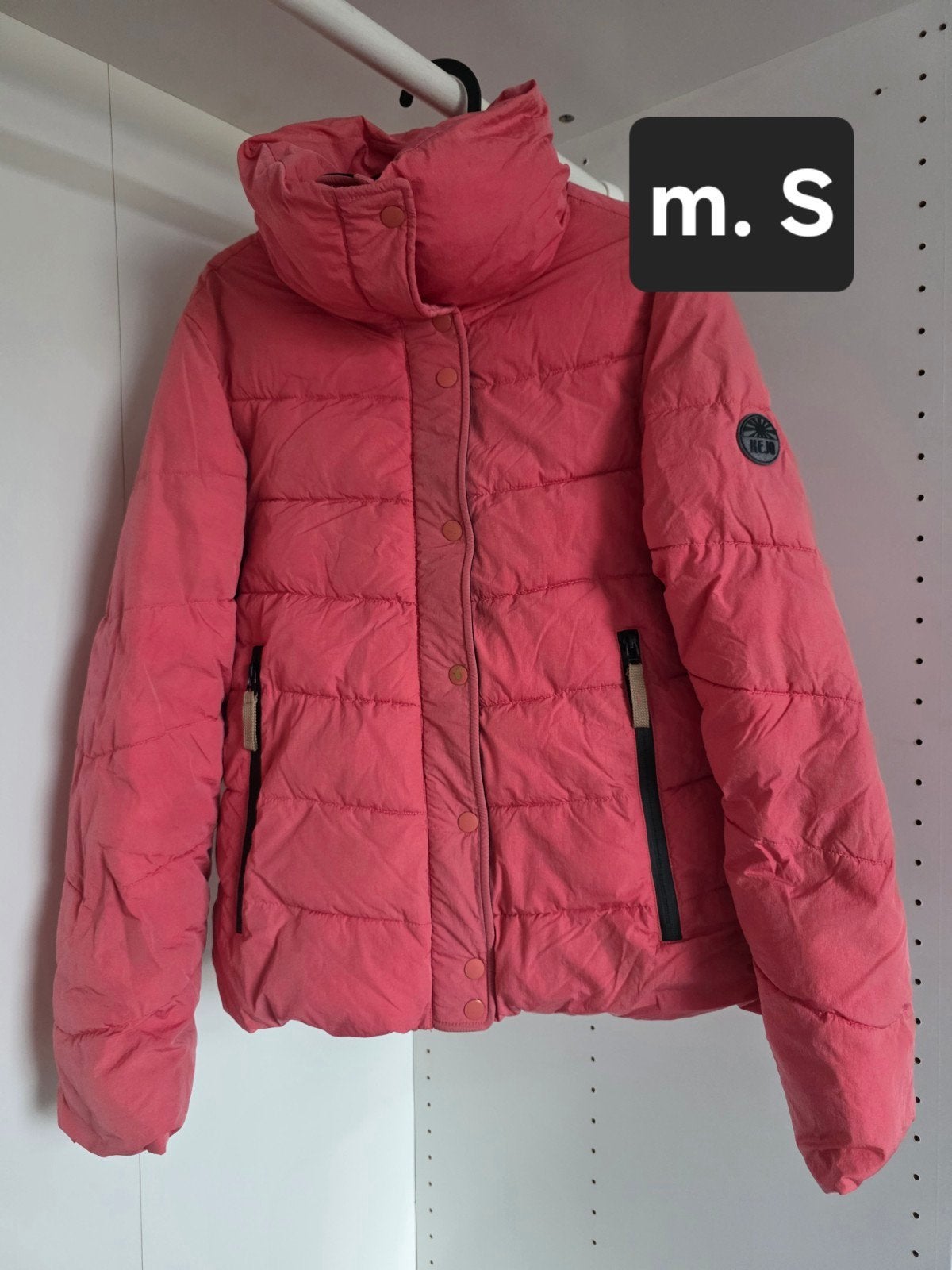 ROZE GEWATTEERDE JAS m. S, Kleding | Dames, Ophalen of Verzenden, Onbekend, Roze, Maat 36 (S)