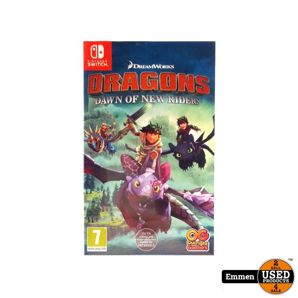 Nintendo Switch Game: Dreamworks Dragons Dawn Of New Riders, Nintendo, Gebruikt, Support@nintendo.com, 11-1 Hokotate-cho, Kamitoba, Minami-ku
Kyoto 601-8501
Japan