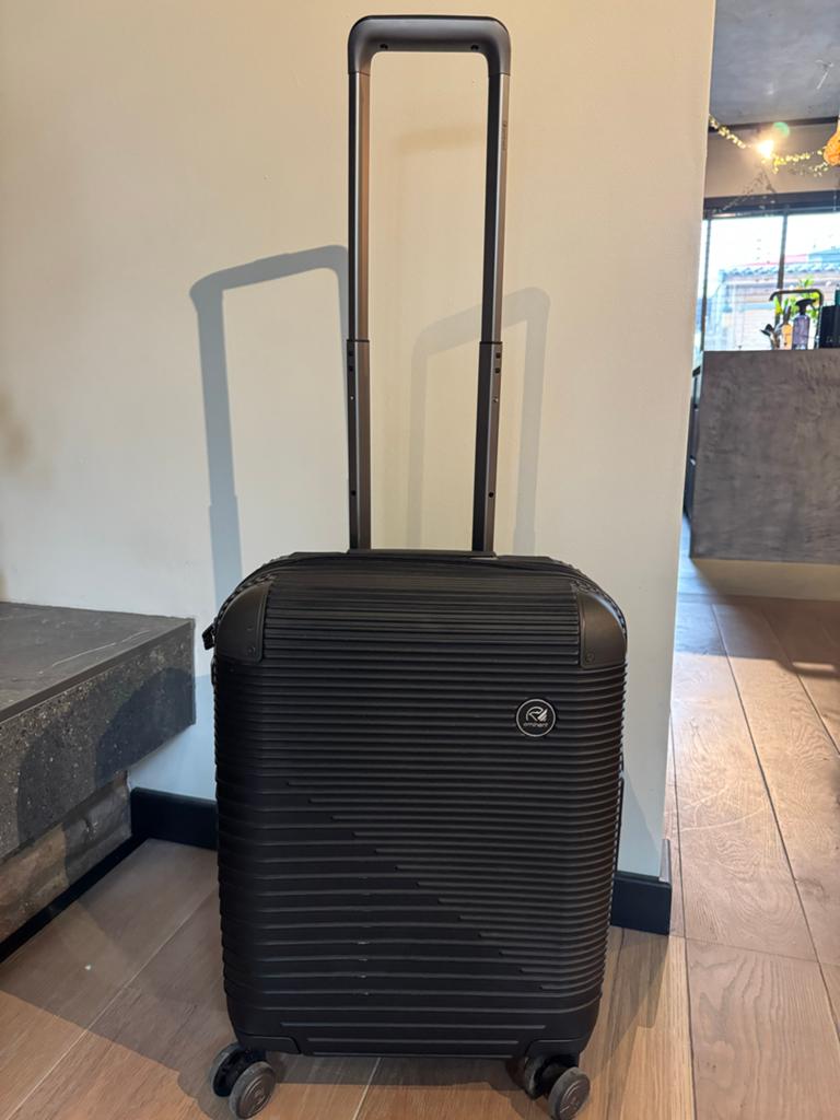 Eminent handbagage koffer zwart 53x39x22, 40 tot 60 cm, Gebruikt, Zwart, Ophalen of Verzenden