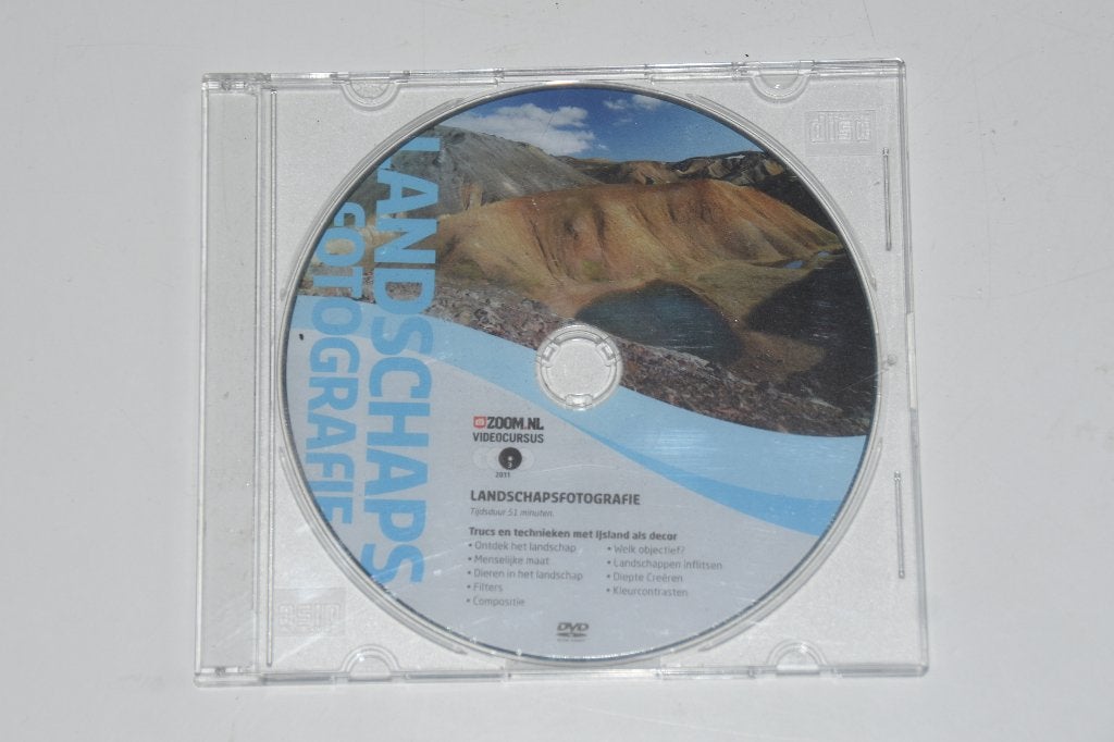 Cursus Landschapsfotografie op DVD Zoom fotografie NIEUW, Alle leeftijden, Verzenden, Nieuw in verpakking, Wetenschap of Techniek