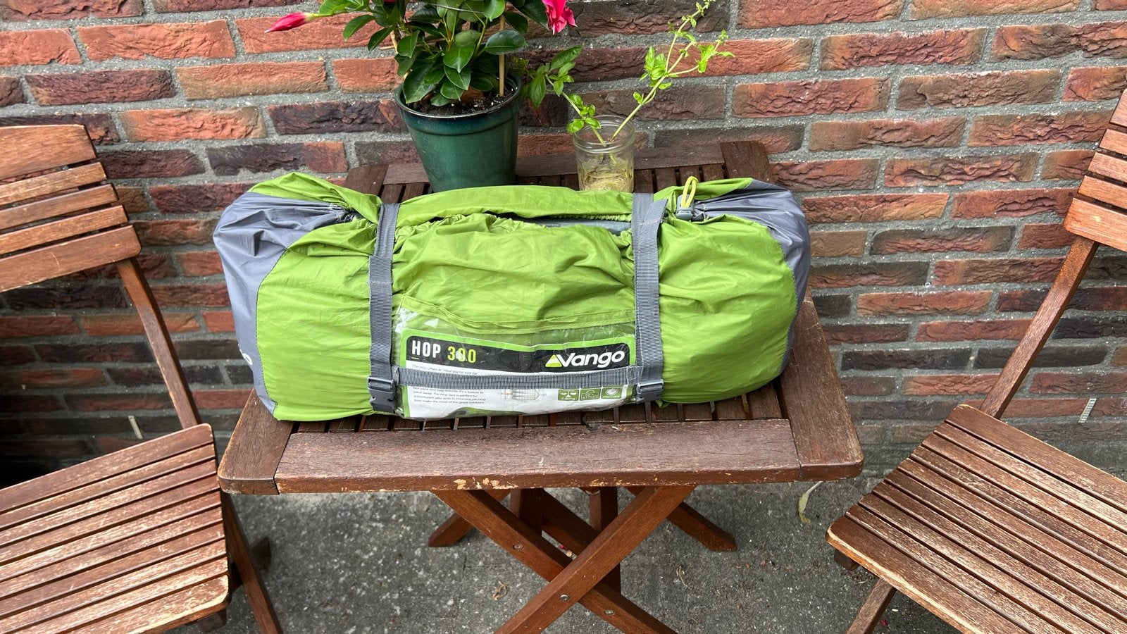 Vango Hop 300 - 3-persoons tent voor festivals/fietsvakantie, Ophalen of Verzenden, Gebruikt, Tot en met 3