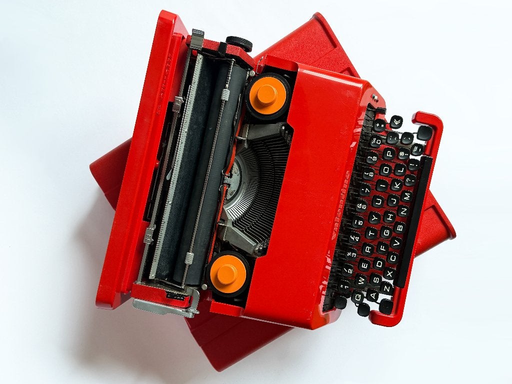 Sottsass & King - Olivetti 'Valentine' - Schrijfmachine, Object, Ophalen of Verzenden, 12 cm, Rood