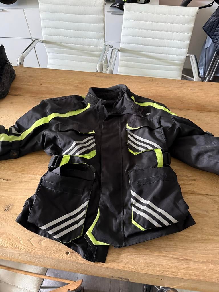 Partij rijschool motorkleding: jassen, doorwaaijassen, hands, Motoren, Ophalen of Verzenden, Tweedehands, Dames, Jas | textiel
