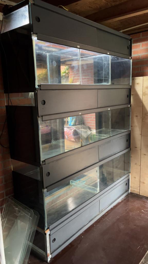 aquarium stelling compleet 150cm, Dieren en Toebehoren, Vissen | Aquaria en Toebehoren, Ophalen, Leeg aquarium