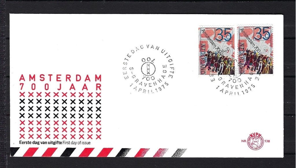 FDC NVPH E138 onbeschreven, Postzegels en Munten, Ophalen of Verzenden, Onbeschreven, Nederland