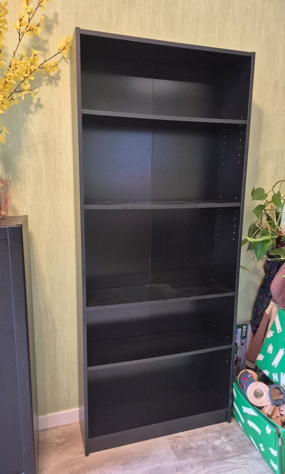 Boekenkast zwart  Ikea Billy, Huis en Inrichting, Kasten | Boekenkasten, Ophalen, 25 tot 50 cm, 50 tot 100 cm