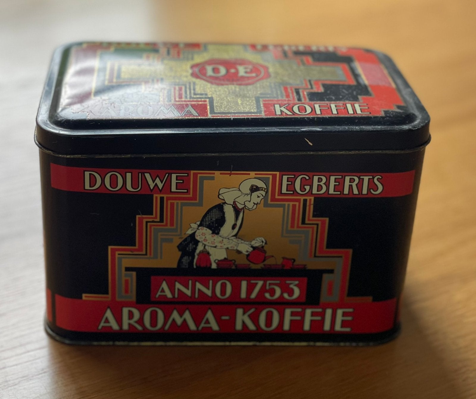DE koffie blik, Verzamelen, Ophalen of Verzenden, Gebruikt, Koffie, Douwe Egberts