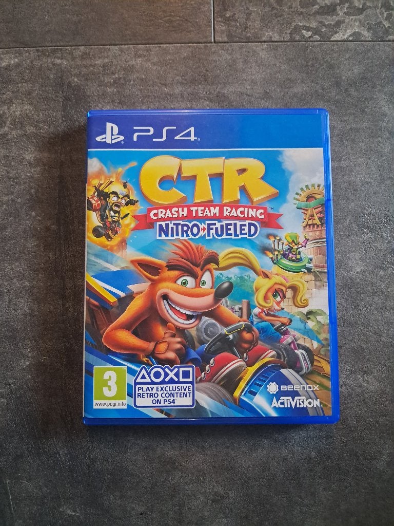 PS4 Game: Crash Team Racing Nitro-Fueled als Nieuw!, Racen en Vliegen, Ophalen of Verzenden, Zo goed als nieuw, Eén computer