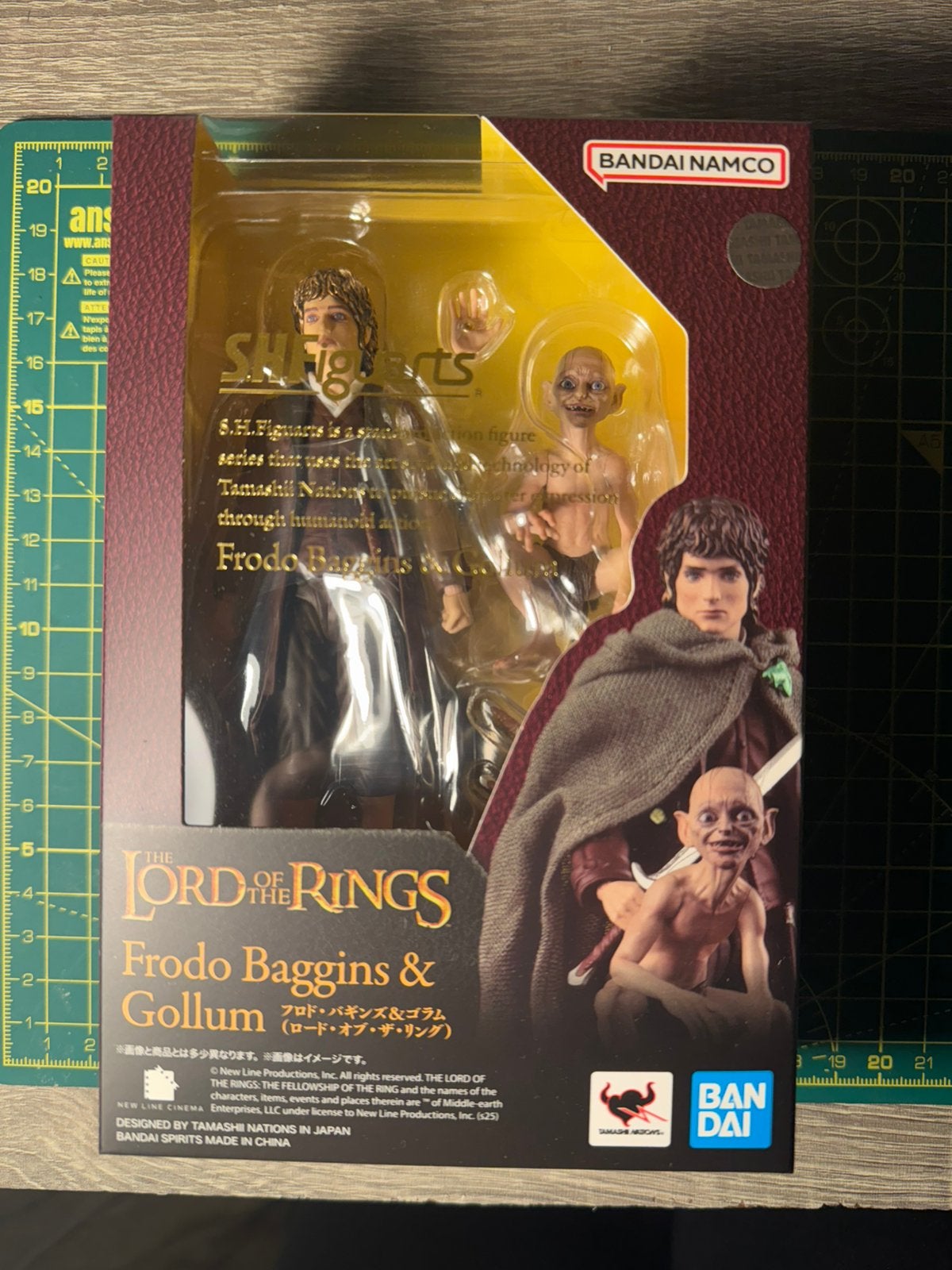Frodo & Gollum Bandai S.H. Figuarts - Lord of the Rings, Ophalen of Verzenden, Nieuw