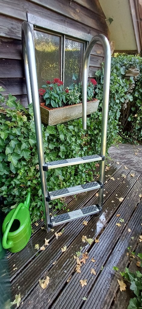Zandfilterpomp en zwembadtrap, Tuin en Terras, Ophalen, Gebruikt