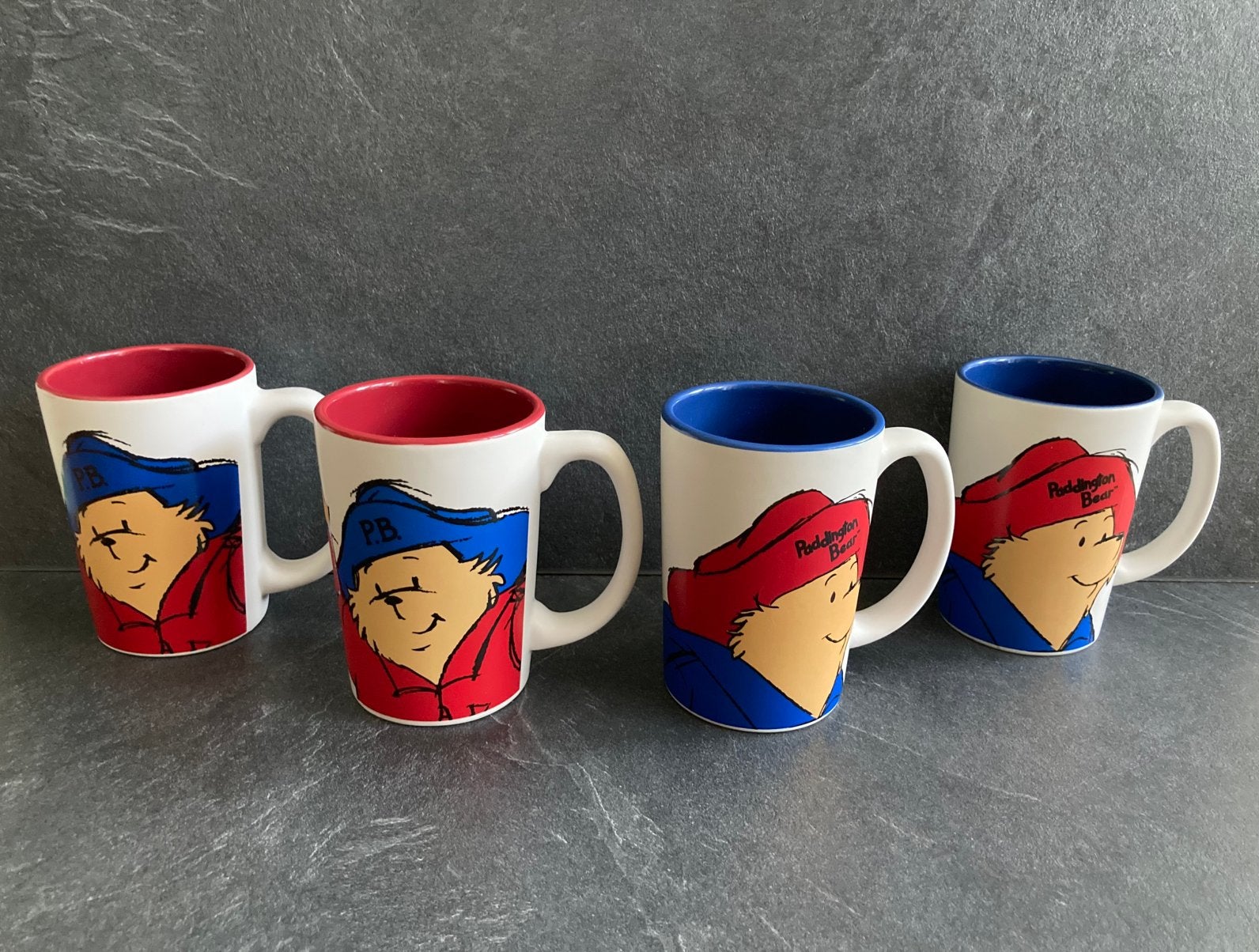 Set van 4 grote Beertje Paddington mokken, 2010, Ophalen, Zo goed als nieuw, Overige stijlen