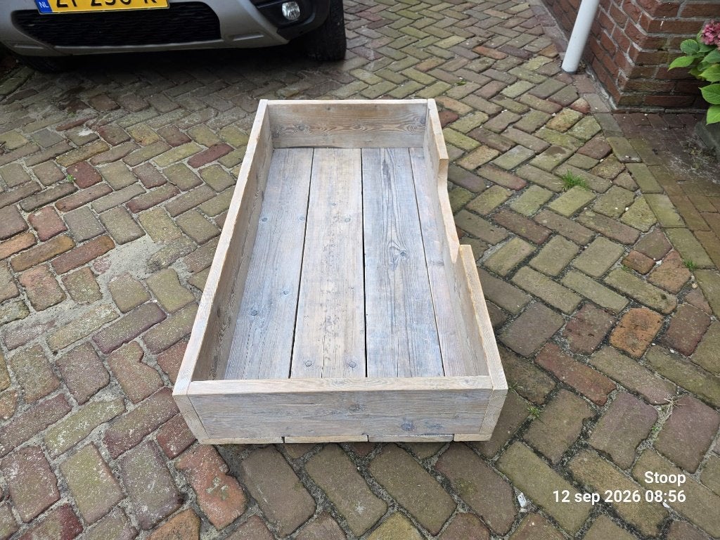 Steigerhouten hondenbak, Dieren en Toebehoren, Ophalen of Verzenden, Gebruikt