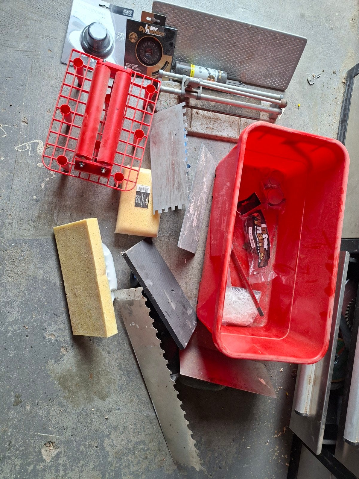 Tegelzetterbox / assortiment Interdynamics gereedschap, Minder dan 20 cm, Minder dan 5 m², Wandtegels, Keramiek
