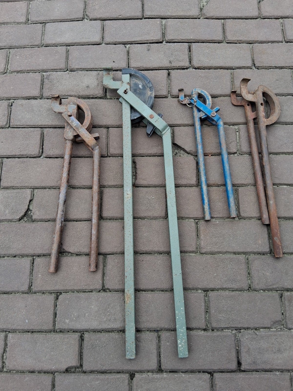 buigijzer 4 stuks, Ophalen