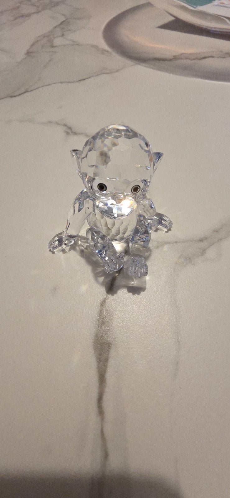 kristallen Aapje Swarovski, Ophalen of Verzenden, Zo goed als nieuw, Figuurtje