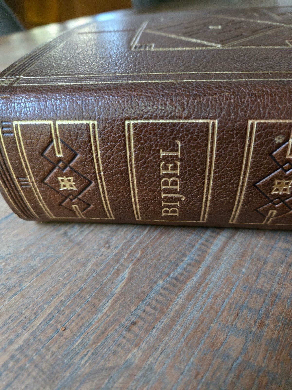 Lederen Bijbel met Goudsnee – Incl. Haagse Historie, Ophalen of Verzenden