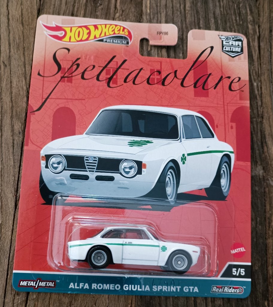 Hot Wheels SPETTACOLARE Alfa Romeo Giulia sprint gta, Ophalen of Verzenden, Nieuw, Auto
