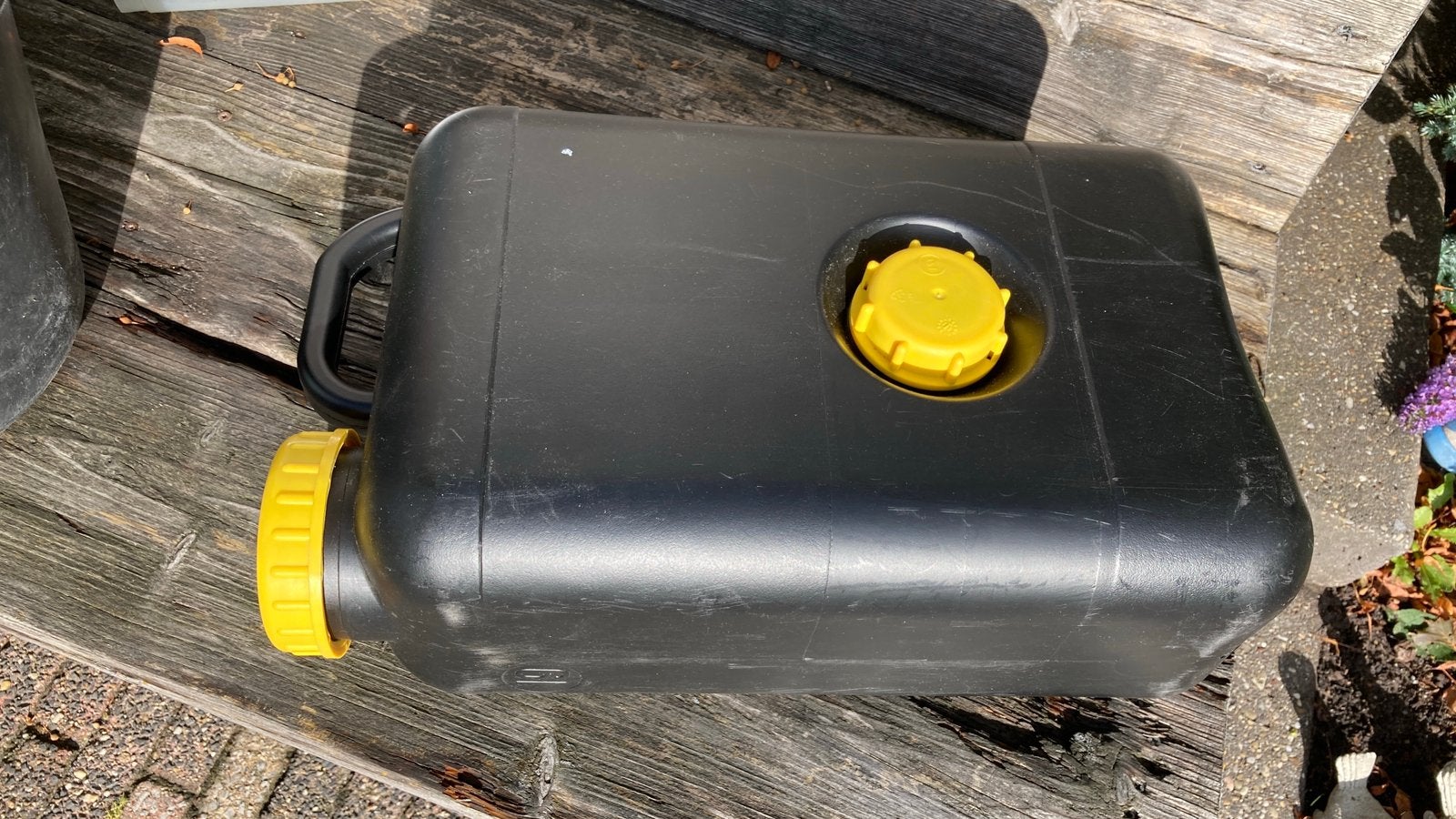 Afval/ Vuil watertank voor caravan, Ophalen, Gebruikt