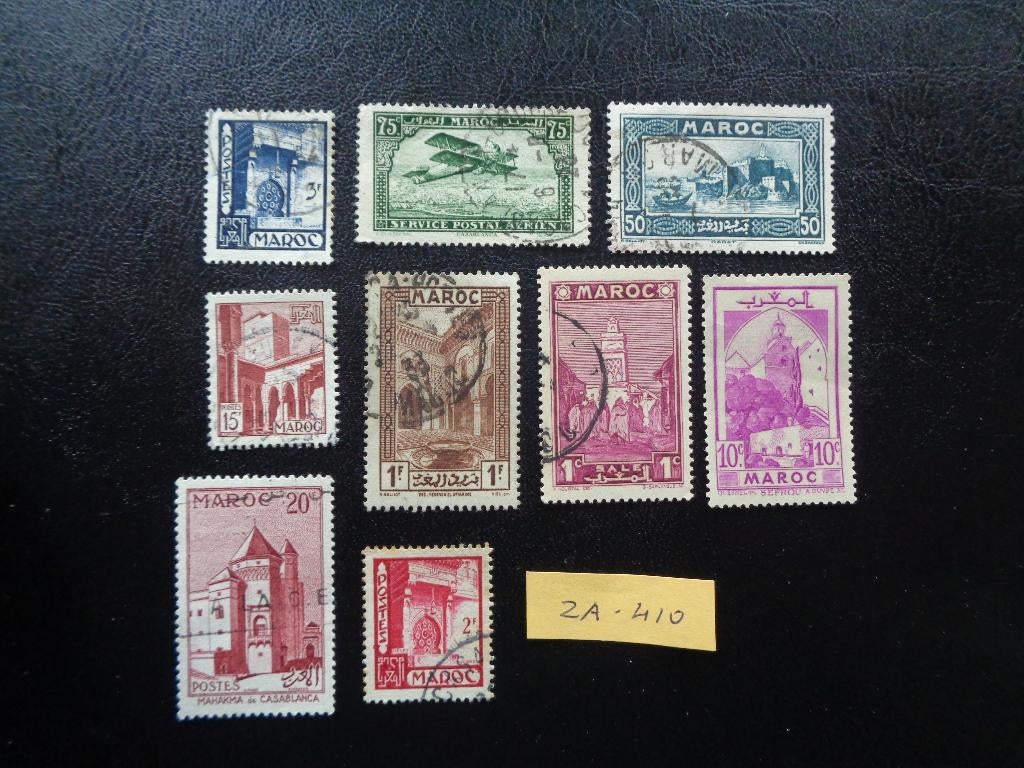 marokko - diverse (za-410), Postzegels en Munten, Postzegels | Afrika, Ophalen of Verzenden, Marokko, Gestempeld