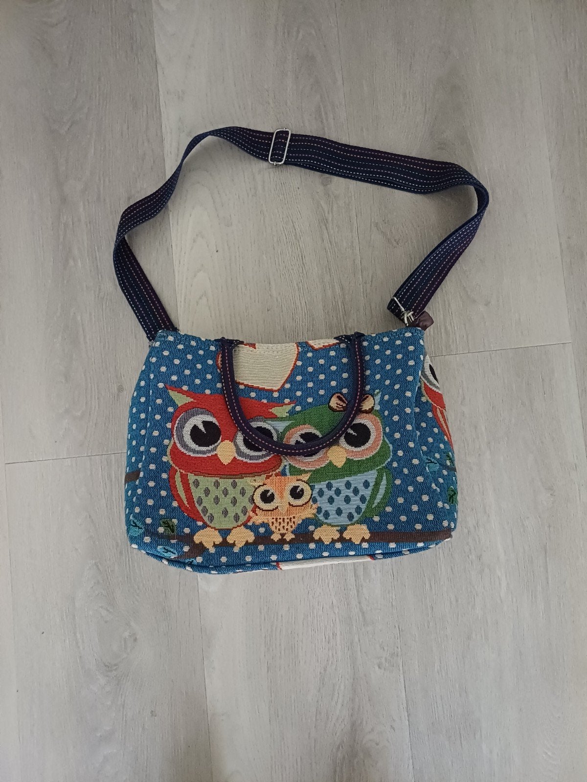 Leuke uilen tas zo goed als nieuw, Ophalen of Verzenden, Zo goed als nieuw, Overige kleuren, Schoudertasje