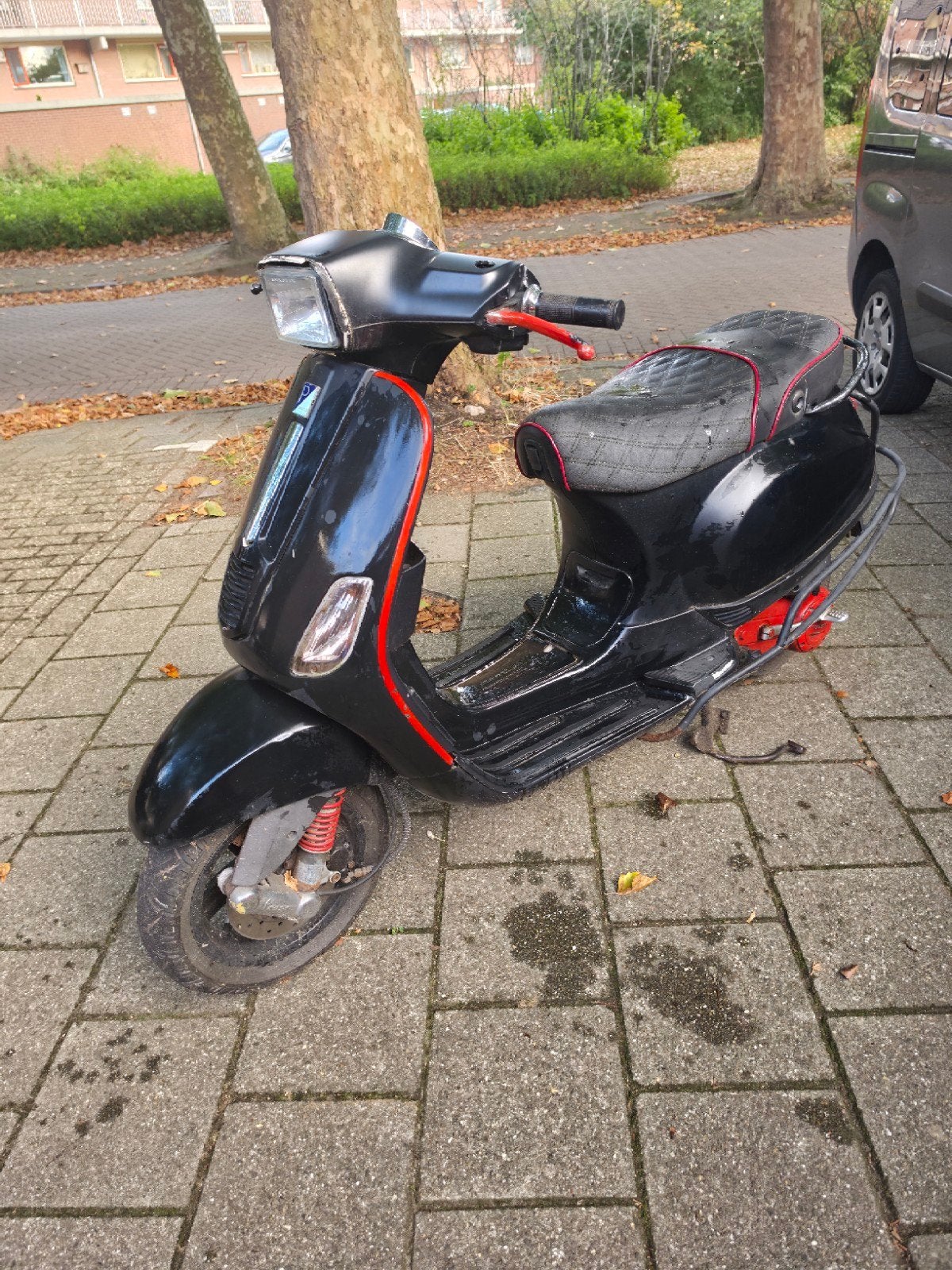 Piaggio C38 uit 2011 met kapschade, motorisch goed, Ophalen, Gebruikt, Overige modellen, Benzine
