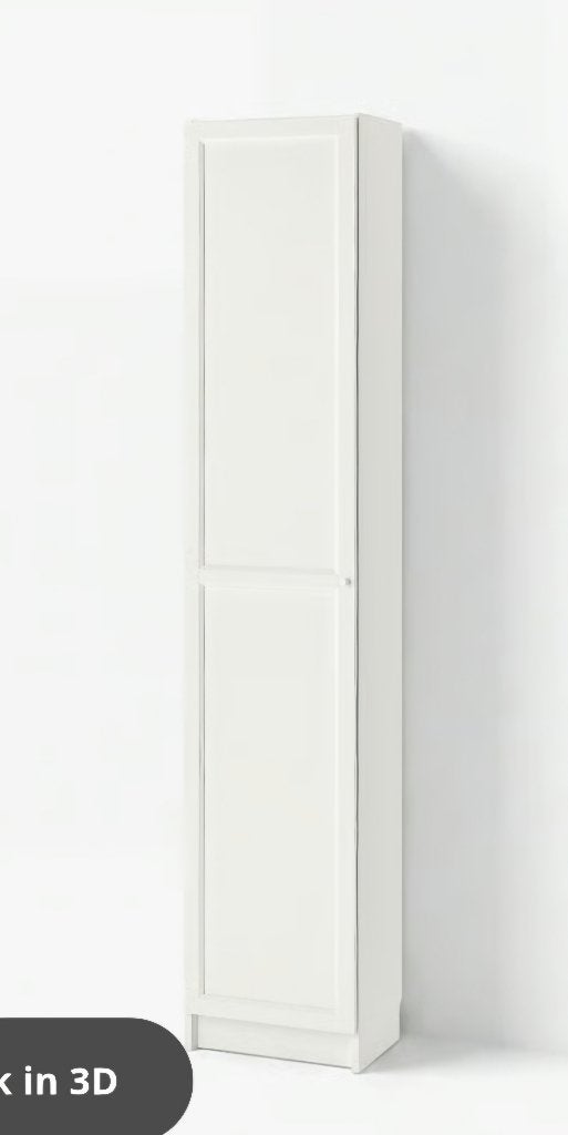 IKEA BILLY / OXBERG boekenkast wit 40x30x202 cm, Huis en Inrichting, Ophalen, Met deur(en), 200 cm of meer, Scandinavisch