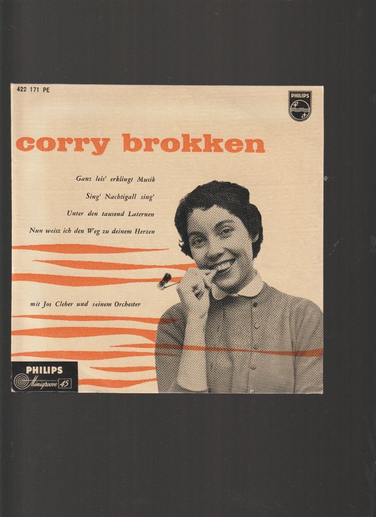 VINYL EP // CORRY BROKKEN -- GANZ LEIS' ERKLINGT MUSIK, Verzenden, 7 inch, Fotohoes, Pop